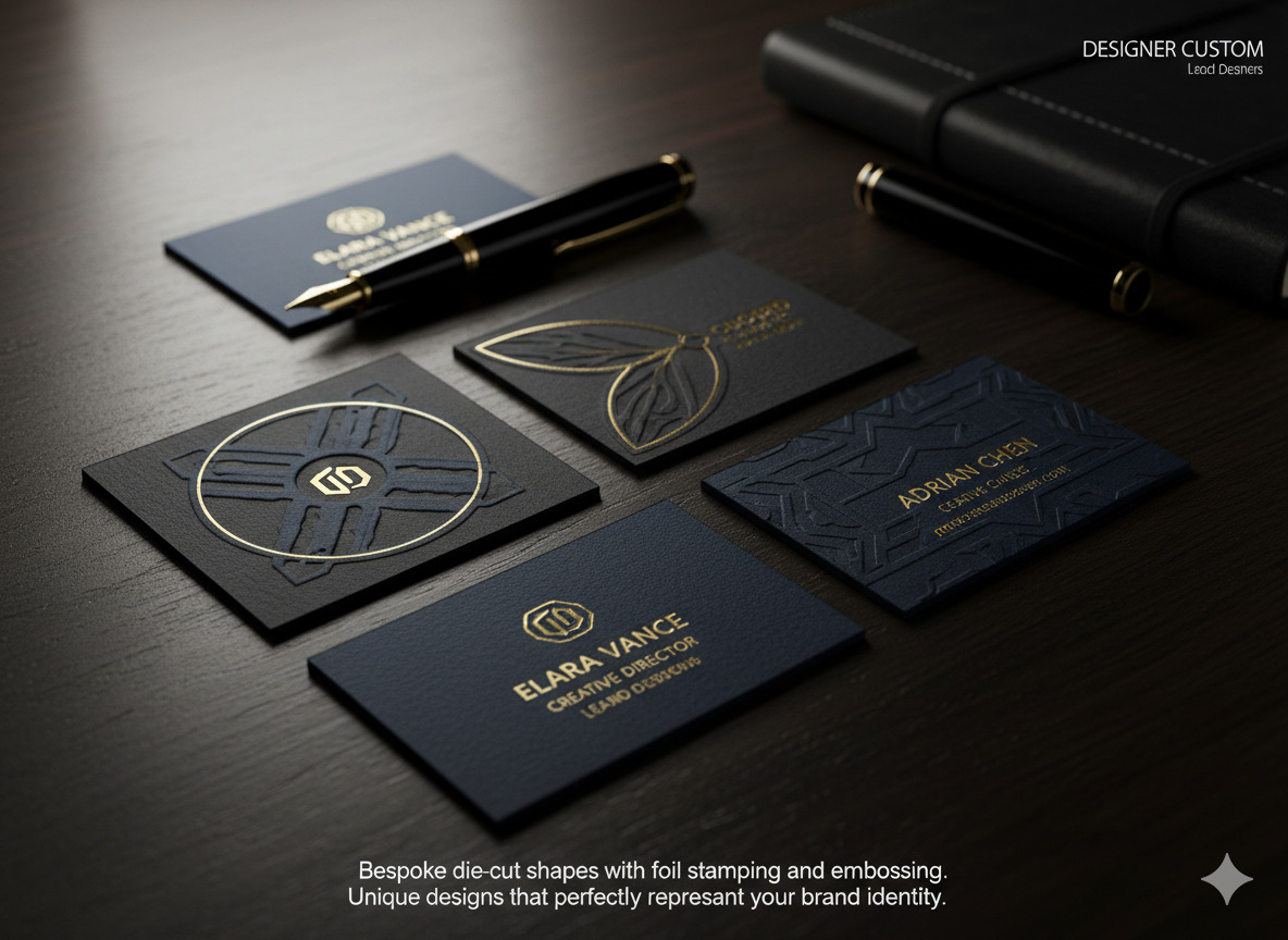 Designer custom business cards